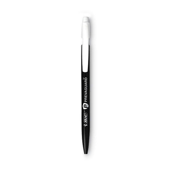 BIC® PrevaGuard Media Clic Mechanical Pencils, 0.7 mm, HB (#2), Black Lead, 6 Black Barrel/6 Blue Barrel, Dozen (BICMPCMA11)