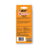 BIC® PrevaGuard Media Clic Mechanical Pencils, 0.7 mm, HB (#2), Black Lead, 2 Black Barrel/2 Blue Barrel, 4/Pack (BICMPCMAP4) Pack of 4