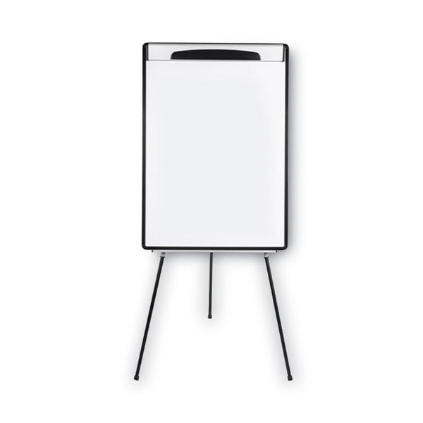 MasterVision® Magnetic Gold Ultra Dry Erase Tripod Easel with Extension Arms, 32" to 72", Black/Silver (BVCEA23062119) Each