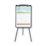 MasterVision® Magnetic Gold Ultra Dry Erase Tripod Easel with Extension Arms, 32" to 72", Black/Silver (BVCEA23062119) Each