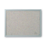 MasterVision® Designer Fabric Bulletin Board, 24 x 18, Gray Surface, Gray MDF Wood Frame (BVCFB0470608) Each