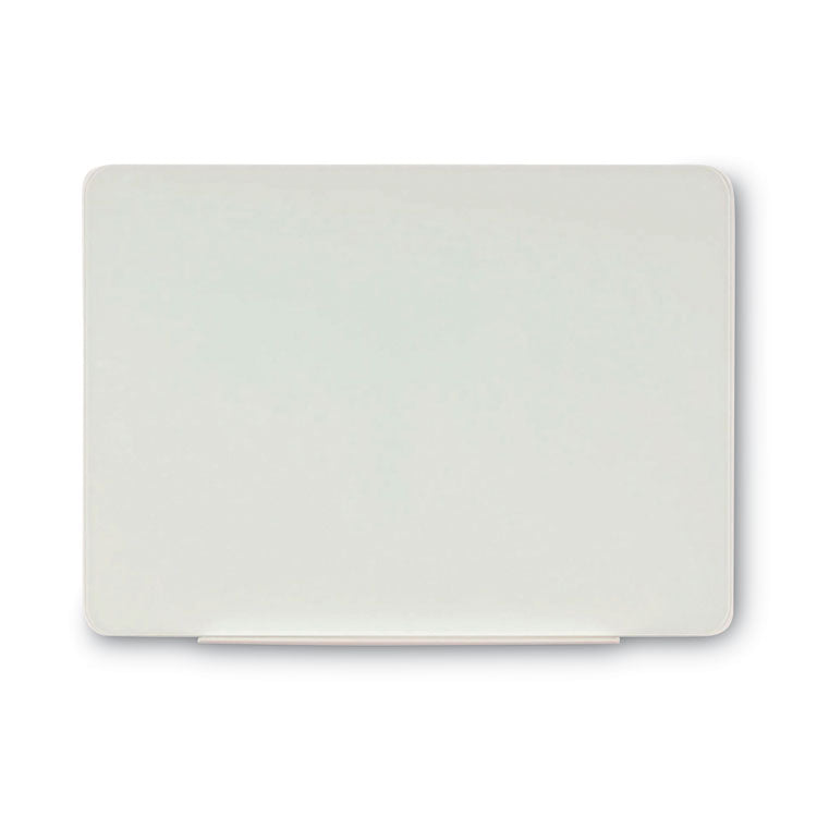 MasterVision® Magnetic Glass Dry Erase Board, 36 x 24, Opaque White Surface (BVCGL070101) Each