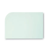 MasterVision® Magnetic Glass Dry Erase Board, 36 x 24, Opaque White Surface (BVCGL070101) Each