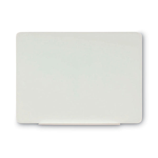 MasterVision® Magnetic Glass Dry Erase Board, 48 x 36, Opaque White Surface (BVCGL080101) Each