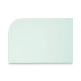 MasterVision® Magnetic Glass Dry Erase Board, 60 x 48, Opaque White Surface (BVCGL110101) Each