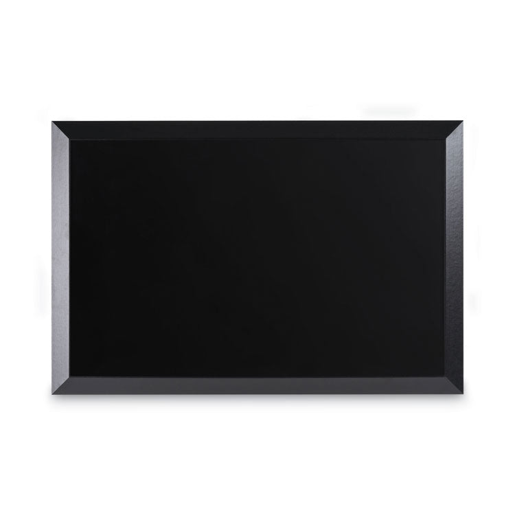 MasterVision® Kamashi Wet-Erase Board, 36 x 24, Black Surface, Black Wood Frame (BVCMM07151620) Each