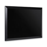 MasterVision® Kamashi Wet-Erase Board, 36 x 24, Black Surface, Black Wood Frame (BVCMM07151620) Each