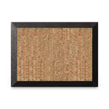 MasterVision® Natural Cork Bulletin Board, 36 x 24, Tan Surface, Black Wood Frame (BVCSF0722581012) Each