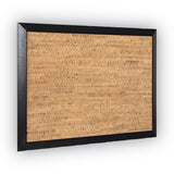 MasterVision® Natural Cork Bulletin Board, 36 x 24, Tan Surface, Black Wood Frame (BVCSF0722581012) Each