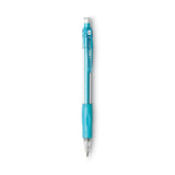 BIC® Velocity Original Mechanical Pencil, 0.9 mm, HB (#2), Black Lead, Turquoise Barrel, Dozen (BICMV11BK)