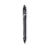 BIC® Gel-ocity Quick Dry Gel Pen, Retractable, Fine 0.7 mm, Three Assorted Ink and Barrel Colors, Dozen (BICRGLCG11AST) 1 Dozen