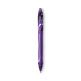 BIC® Gel-ocity Quick Dry Gel Pen, Retractable, Medium 0.7 mm, Assorted Ink and Barrel Colors, 8/Pack (BICRGLCGAP81AST) Pack of 8