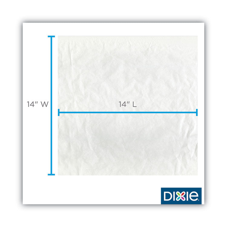 Dixie® All-Purpose Food Wrap, Dry Wax Paper, 14 x 14, White, 1,000/Carton (DXEGRC1414)