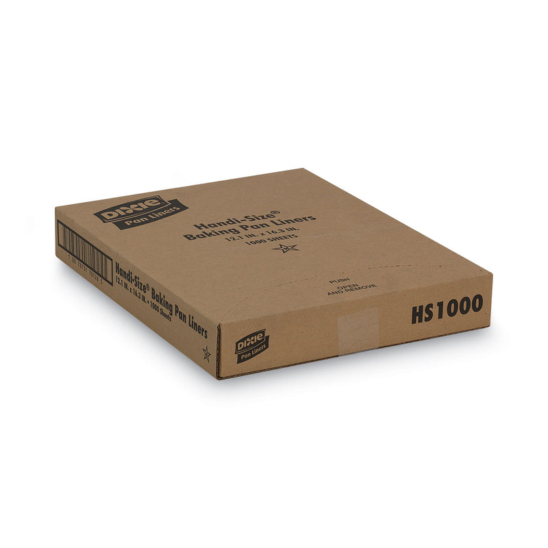 Dixie Greaseproof Liftoff Pan Liners, 12.2 x 16.38, White, 1,000/Carton (DXEHS1000) Case of 1000