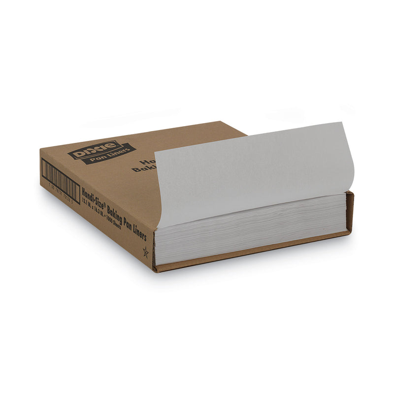 Dixie Greaseproof Liftoff Pan Liners, 12.2 x 16.38, White, 1,000/Carton (DXEHS1000) Case of 1000