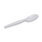 Dixie® Individually Wrapped Mediumweight Polystyrene Cutlery, Teaspoons, White, 1,000/Carton (DXETM23C7) Case of 1000