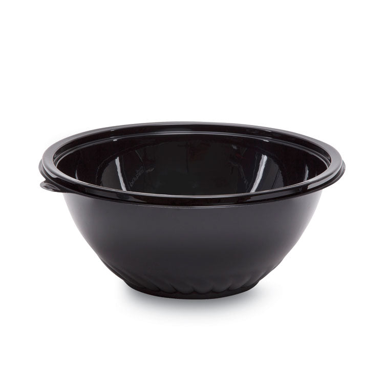 WNA Caterline Pack n' Serve Plastic Bowl, 160 oz, 12" Diameter x 5"h, Black, 25/Carton (WNAAPB160BL)