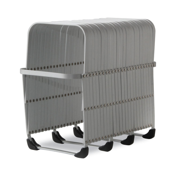 LEE Flexifile Expandable Collator to Organizer, 24 Sections, Letter to Legal Size Files, 6.5" x 10.25" x 10.5", Silver (LEE14124)