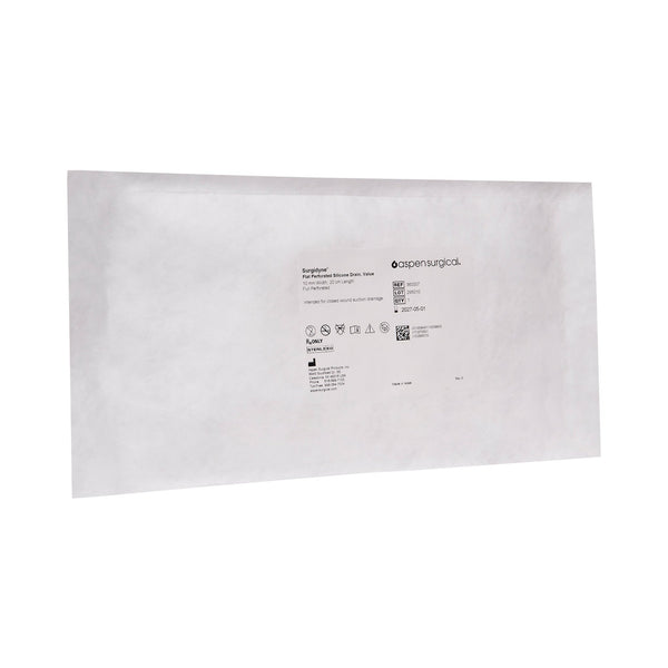 McKesson Brand Wound Drain Tube Flat Hubless Type Without Attachment Flat Perforated Channel Type 10 Fr. Size Sterile (491308_EA) 1/EA