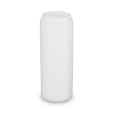 Dixie® Dome Drink-Thru Lids, Fits 10 oz to 16 oz PerfecTouch; 12 oz to 20 oz WiseSize Cup, White, 50/Pack (DXE9542500DXPK)