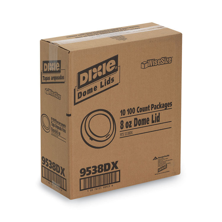 Dixie® Drink-Thru Lid, Fits 8oz Hot Drink Cups, Fits 8 oz Cups, White, 1,000/Carton (DXE9538DX)
