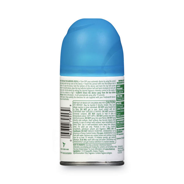 Air Wick® Freshmatic Ultra Automatic Spray Refill, Fresh Waters, 5.89 oz Aerosol Spray, 6/Carton (RAC79553) Case of 6