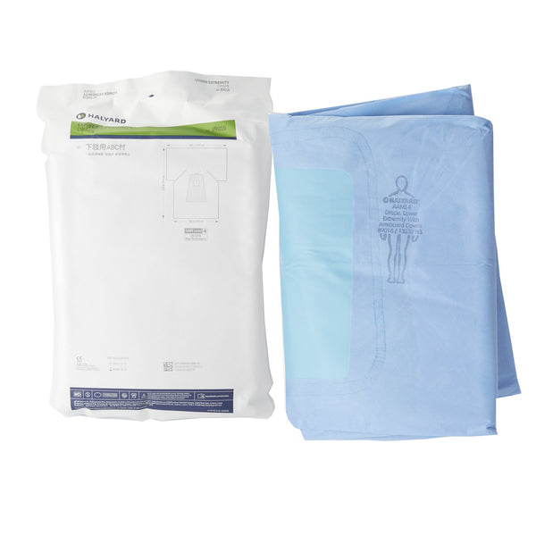 O&M Halyard Inc Orthopedic Drape Lower Extremity Drape 108 W X 80 W X 124 L Inch Sterile (347105_CS) 12/CS