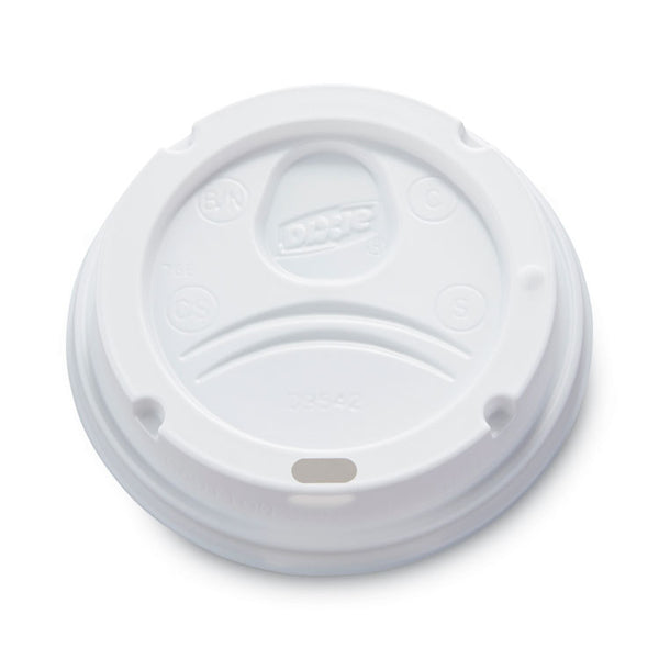 Dixie® White Dome Lid Fits 10 oz to 16 oz Perfectouch Cups, 12 oz to 20 oz Hot Cups, WiseSize, 500/Carton (DXE9542500DXCT)