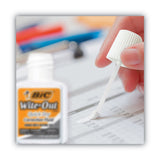 BIC® Wite-Out Quick Dry Correction Fluid, 20 mL Bottle, White, Dozen (BICWOFQD12WE)