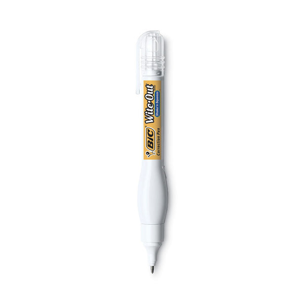 BIC® Wite-Out Shake 'n Squeeze Correction Pen, 8 mL, White (BICWOSQP11)