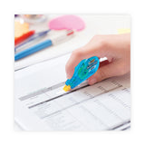 BIC® Wite-Out Brand Mini Correction Tape, Non-Refillable, 0.2" x 26.2 ft, Assorted, Dozen (BICWOTM11) Box of 12