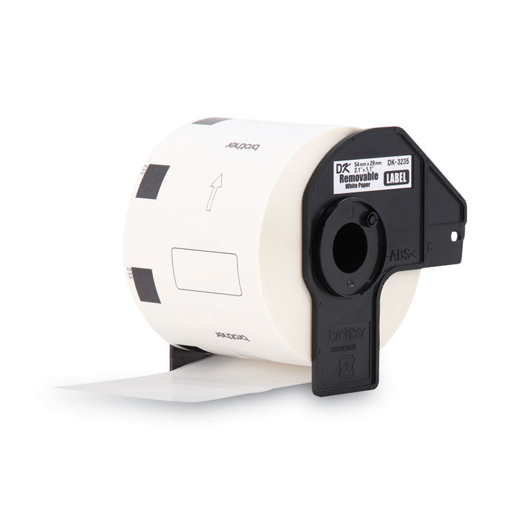 Brother Die-Cut Removable Paper Labels, 1.1" x 2.1", White, 800 Labels/Roll (BRTDK3235) Each