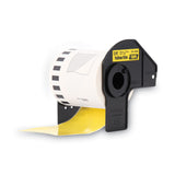 Brother Continuous Film Label Tape, 2.4" x 50 ft Roll, Yellow (BRTDK2606) 1 Roll