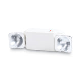 Tatco Swivel Head Twin Beam Emergency Lighting Unit, 12.75w x 4d x 5.5"h, White (TCO70012) Each