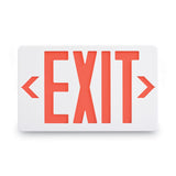 Tatco LED Exit Sign, Polycarbonate, 12.25 x 2.5 x 8.75, White (TCO07230) Each