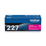 Brother TN227M High-Yield Toner, 2,300 Page-Yield, Magenta (BRTTN227M)