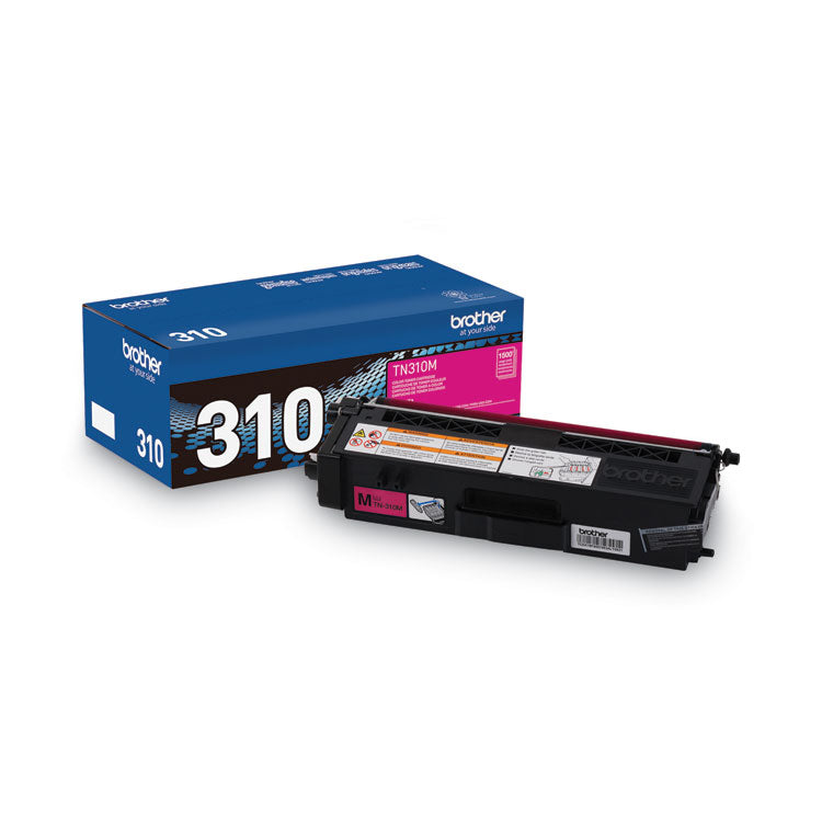 Brother TN310M Toner, 1,500 Page-Yield, Magenta (BRTTN310M)