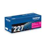 Brother TN227M High-Yield Toner, 2,300 Page-Yield, Magenta (BRTTN227M)