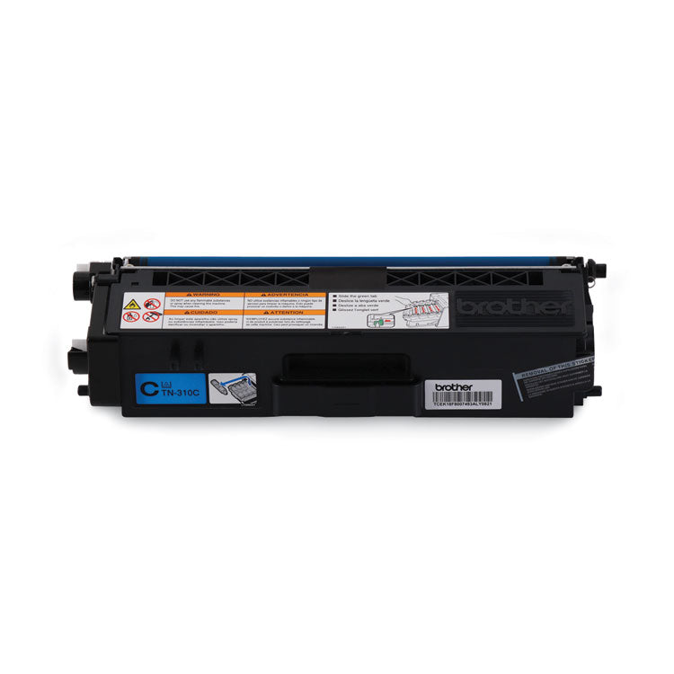 Brother TN310C Toner, 1,500 Page-Yield, Cyan (BRTTN310C)