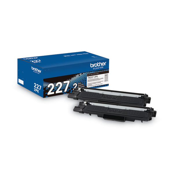 Brother TN2272PK High-Yield Toner, 3,000 Page-Yield, Black, 2/Pack (BRTTN2272PK)