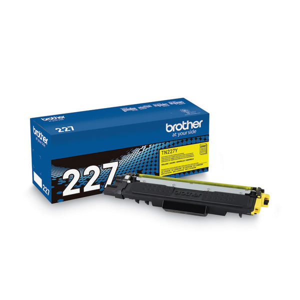 Brother TN227Y High-Yield Toner, 2,300 Page-Yield, Yellow (BRTTN227Y)