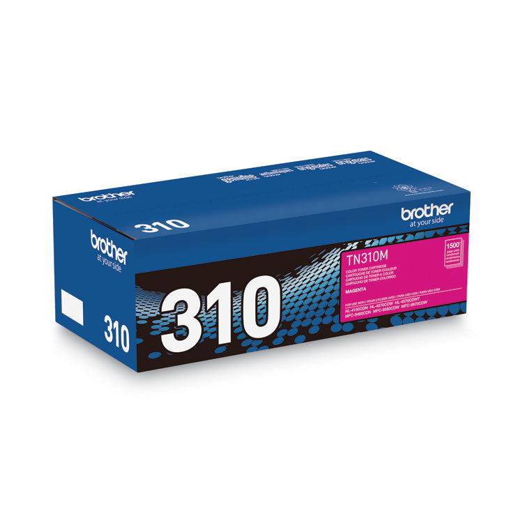 Brother TN310M Toner, 1,500 Page-Yield, Magenta (BRTTN310M)