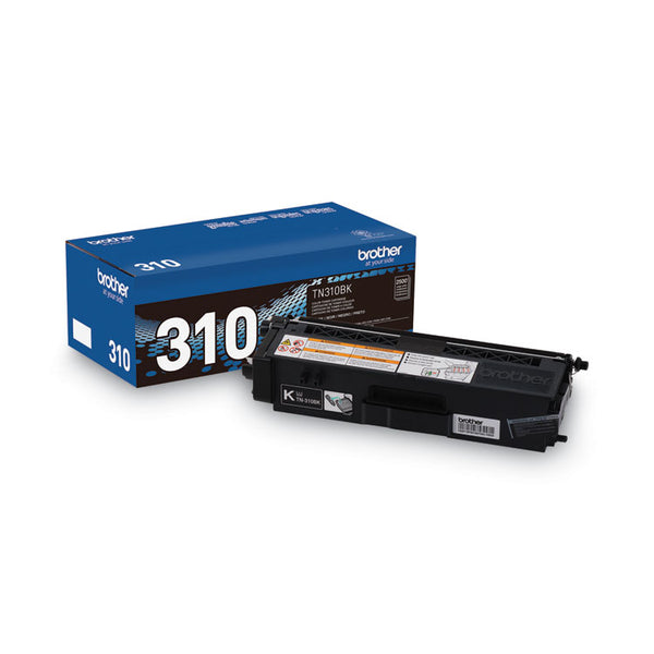 Brother TN310BK Toner, 2,500 Page-Yield, Black (BRTTN310BK)