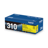 Brother TN310Y Toner, 1,500 Page-Yield, Yellow (BRTTN310Y)