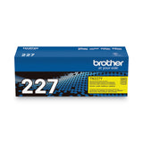 Brother TN227Y High-Yield Toner, 2,300 Page-Yield, Yellow (BRTTN227Y)