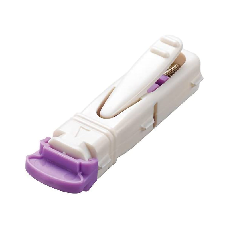Unistik 3 Safety Lancet 28 Gauge Retractable Push Button Activation Finger (485757_BX) 100/BX
