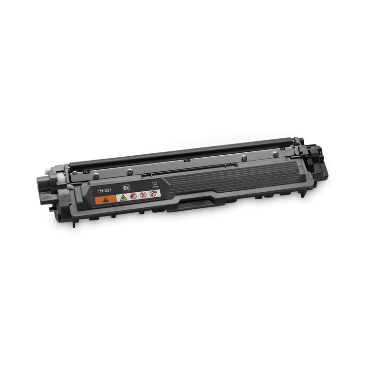 Brother TN221BK Toner, 2,500 Page-Yield, Black (BRTTN221BK)