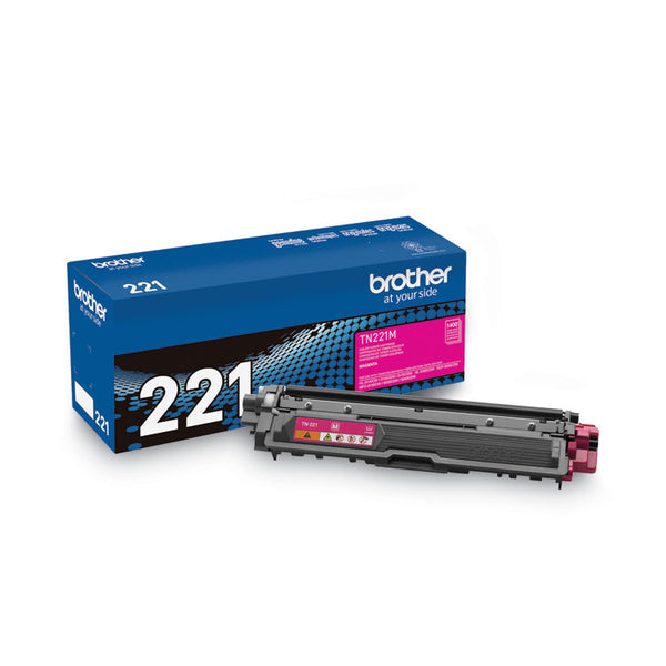 Brother TN221M Toner, 1,400 Page-Yield, Magenta (BRTTN221M)