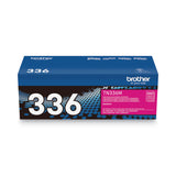Brother TN336M High-Yield Toner, 3,500 Page-Yield, Magenta (BRTTN336M) Each