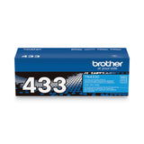 Brother TN433C High-Yield Toner, 4,000 Page-Yield, Cyan (BRTTN433C) Each
